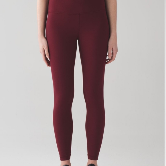 Lululemon Align II Pant - Deep Rouge - Picture 4 of 11